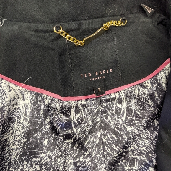 Ted Baker black trench coat - Picture 4 of 9